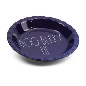 RAE DUNN Boo Berry Pie Plate 12" Diameter